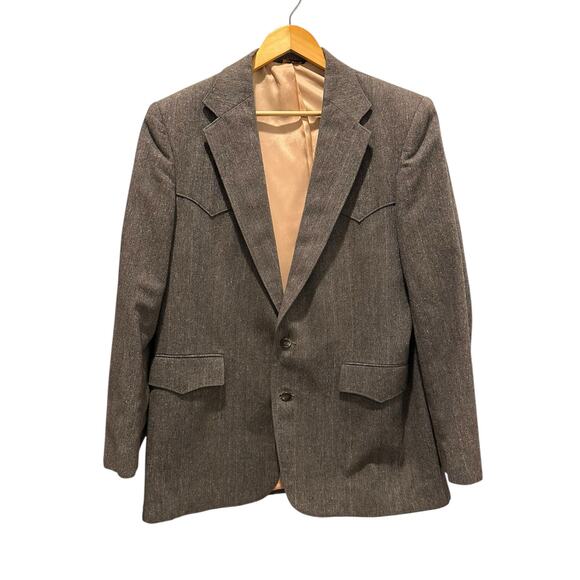 Vintage Pagano West Rare Western-Inspired Tailored Blazer | Made in USA - Picture 2 of 8